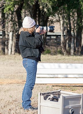 yours truly - working at Indian Creek dressage show